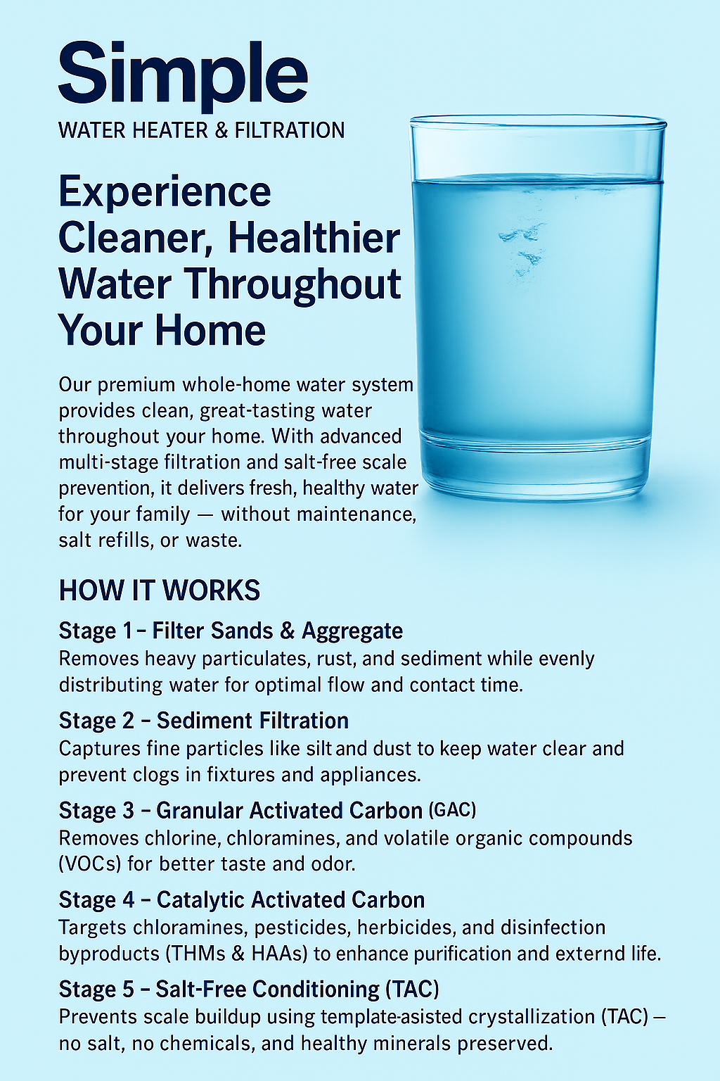 5-Stage Whole House Water Filtration System by Simple Water Heater & Filtration